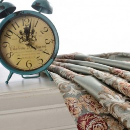 Rideau Occultant Classique Max Sur Mesure, Imitation Gaufrage, Jacquard, Pour Chambre À Coucher
