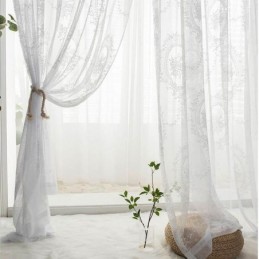Rideau Transparent De Style...