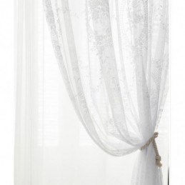 Rideau Transparent De Style Européen Sur Mesure, Panneau De Rideau En Dentelle, Rosace Et Miroir, Voile Pour Balcon, Baie Vitrée