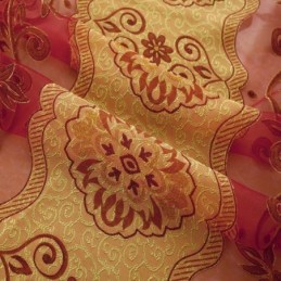 Rideau En Voile Classique Minimaliste Sur Mesure, Rideau En Jacquard Européen Pour Salon, Fenêtre