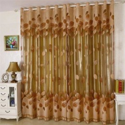 Rideau Transparent Moderne Sur Mesure, Rideau Minimaliste En Jacquard Pour Salon