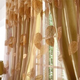 Rideau Transparent Moderne Sur Mesure, Rideau Minimaliste En Jacquard Pour Salon