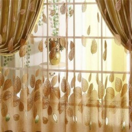 Rideau Transparent Moderne Sur Mesure, Rideau Minimaliste En Jacquard Pour Salon
