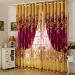 Rideau Transparent Luxueux...