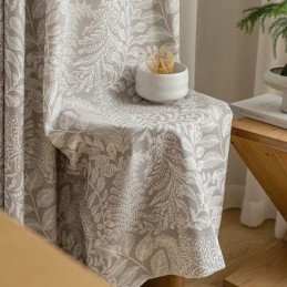 Rideaux À Imprimé Feuilles En Polyester De Style Américain