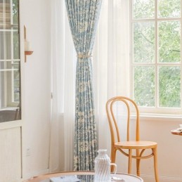 Rideaux De Style Américain À Imprimé Floral