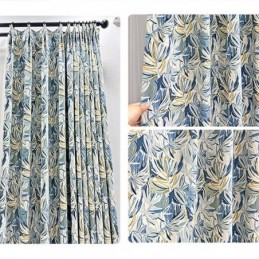 Rideaux Occultants En Flanelle À Imprimé Floral Américain
