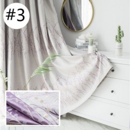 Rideau Sur Mesure Rideau Américain En Jacquard Végétal