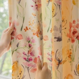 Rideaux Occultants À Imprimé Floral Américain