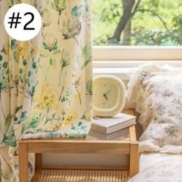 Rideaux Occultants À Imprimé Floral Américain
