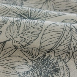 Rideaux En Coton Et Lin Imprimés De Plantes Américaines