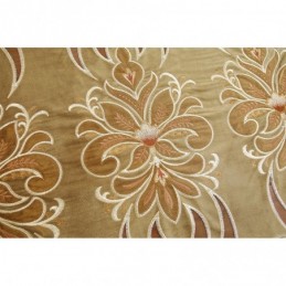 Rideau Brodé En Chenille Sur Mesure, Semi-Occultant, Motif Floral Européen, Pour Salon Et Chambre À Coucher