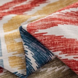 Rideau Chenille Sur Mesure, Imprimé Losanges, Style Nordique, Occultant