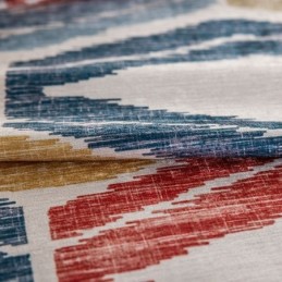 Rideau Chenille Sur Mesure, Imprimé Losanges, Style Nordique, Occultant