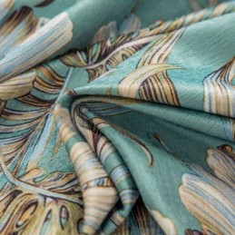 Rideaux Occultants En Chenille De Style Européen À Imprimé Végétal