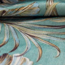 Rideaux Occultants En Chenille De Style Européen À Imprimé Végétal