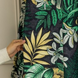 Rideaux Occultants En Chenille De Style Européen À Imprimé Végétal