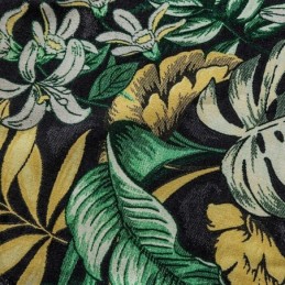 Rideaux Occultants En Chenille De Style Européen À Imprimé Végétal