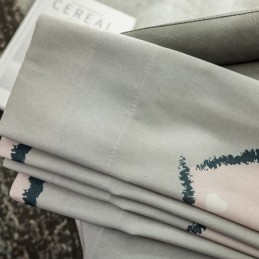 Rideau En Coton Sur Mesure Rideau En Forme De Cœur Imprimé Nordique