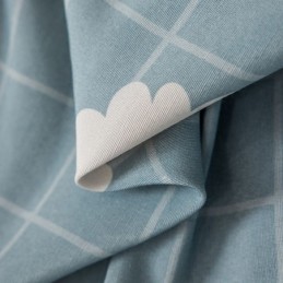 Rideau En Coton Sur Mesure, Imprimé Floral, Style Nordique