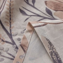 Rideau De Style Nordique Sur Mesure En Coton Imprimé Végétal