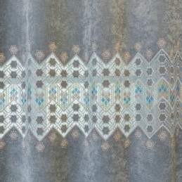 Rideau Occultant Sur Mesure, Motif Géométrique Brodé, Style Nordique, Pour Salon Et Chambre À Coucher