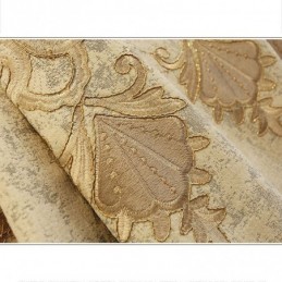 Rideau Semi-Occultant En Chenille Sur Mesure, Broderie Florale Européenne, Pour Salon Et Chambre À Coucher