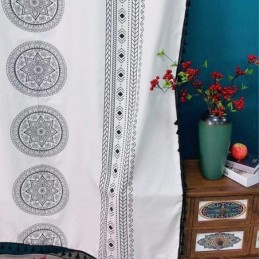 Rideau En Lin Imprimé Sur Mesure, Style Nordique, Pour Salon Et Chambre À Coucher