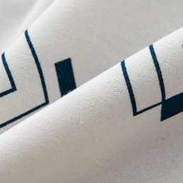 Rideau En Lin Imprimé Géométrique Sur Mesure, Style Nordique, Pour Salon Et Chambre À Coucher