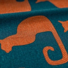 Rideau En Coton Sur Mesure, Imprimé Chaton, Style Nordique