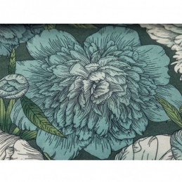 Rideau En Coton Sur Mesure, Imprimé Floral, Style Nordique