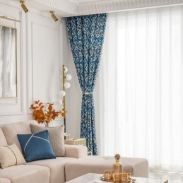 Rideau Sur Mesure Rideau Imprimé Losange Style Nordique
