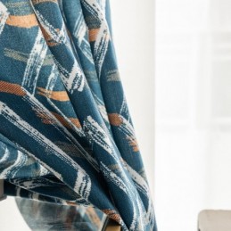 Rideau Sur Mesure Rideau Imprimé Losange Style Nordique
