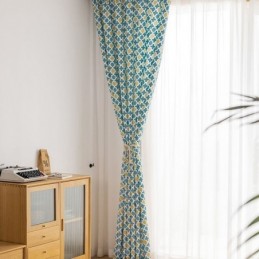 Rideau Sur Mesure Rideau Imprimé Géométrique Style Nordique