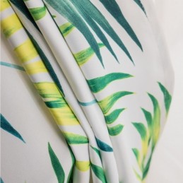 Rideau Sur Mesure Imprimé Feuilles Style Nordique