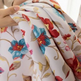 Rideaux De Style Américain À Imprimé Végétal