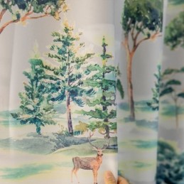 Rideaux Imprimés Forêt Style Américain
