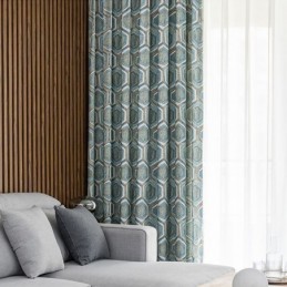 Rideaux Occultants Nordiques À Imprimé Géométrique Pour Salon Et Chambre À Coucher