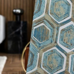 Rideaux Occultants Nordiques À Imprimé Géométrique Pour Salon Et Chambre À Coucher