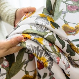 Rideaux À Imprimé Feuilles En Polyester De Style Américain