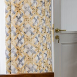 Rideau En Coton Sur Mesure Imprimé Style Nordique