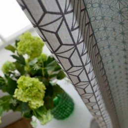 Rideau Occultant Nordique En Coton Et Lin, Sur Mesure, Motif Géométrique Jacquard, Pour Salon Et Chambre À Coucher