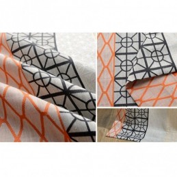 Rideau Occultant Nordique En Coton Et Lin, Sur Mesure, Motif Géométrique Jacquard, Pour Salon Et Chambre À Coucher
