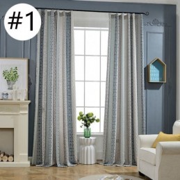 Rideau Occultant Nordique En Coton Et Lin, Sur Mesure, Motif Géométrique Jacquard, Pour Salon Et Chambre À Coucher