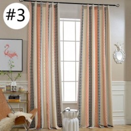 Rideau Occultant Nordique En Coton Et Lin, Sur Mesure, Motif Géométrique Jacquard, Pour Salon Et Chambre À Coucher