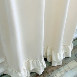 Rideaux En Chenille De Couleur Unie, Style Nordique, Pour Salon Et Chambre À Coucher