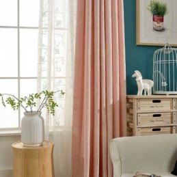 Rideau Occultant En Coton Brodé Sur Mesure, Style Nordique, Pour Salon Et Chambre À Coucher