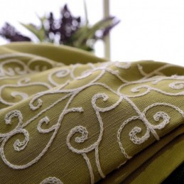 Rideau Brodé En Coton Sur Mesure, Style Nordique Occultant, Idéal Pour Le Salon Ou La Chambre À Coucher