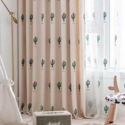 Rideaux Enfant Style Cactus...