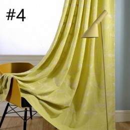 Rideau Occultant Nordique Sur Mesure, Motif Végétal Brodé, Pour Salon Et Chambre À Coucher